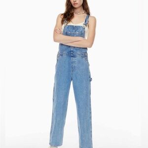 Aritzia- Sunday Best Overheard Light Blue Denim Overalls